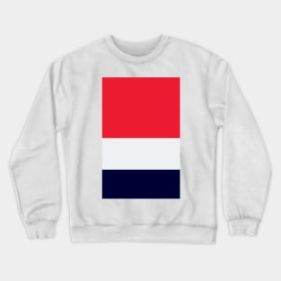 Arsenal Red White Navy Tricolour Crewneck Sweatshirt